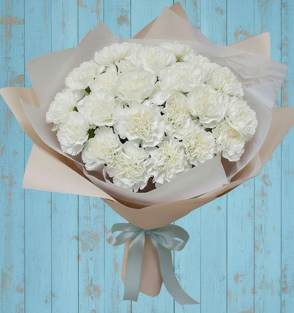 Букет цветов из: Гвоздики в Зеленоградске