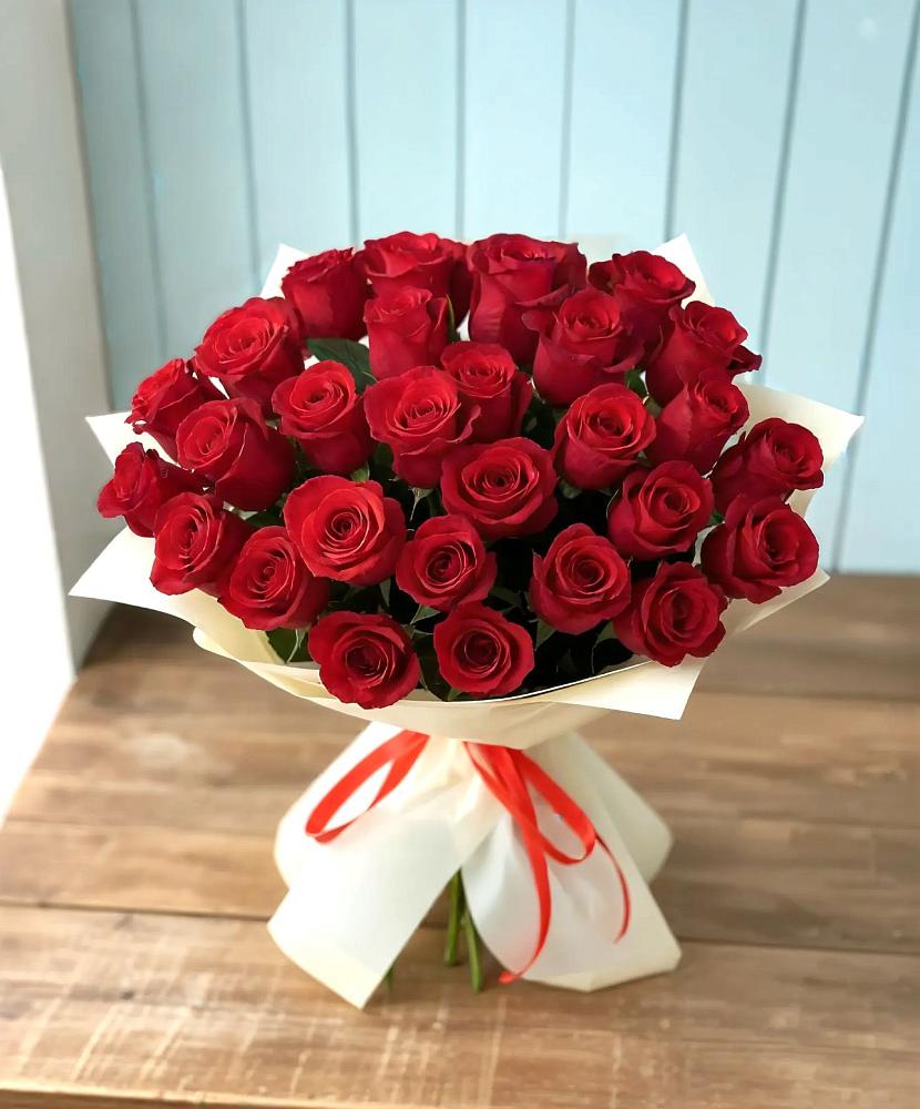 Букет 29 Красных роз в Зеленоградске