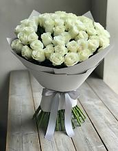 Букет 35 Белых роз в Зеленоградске