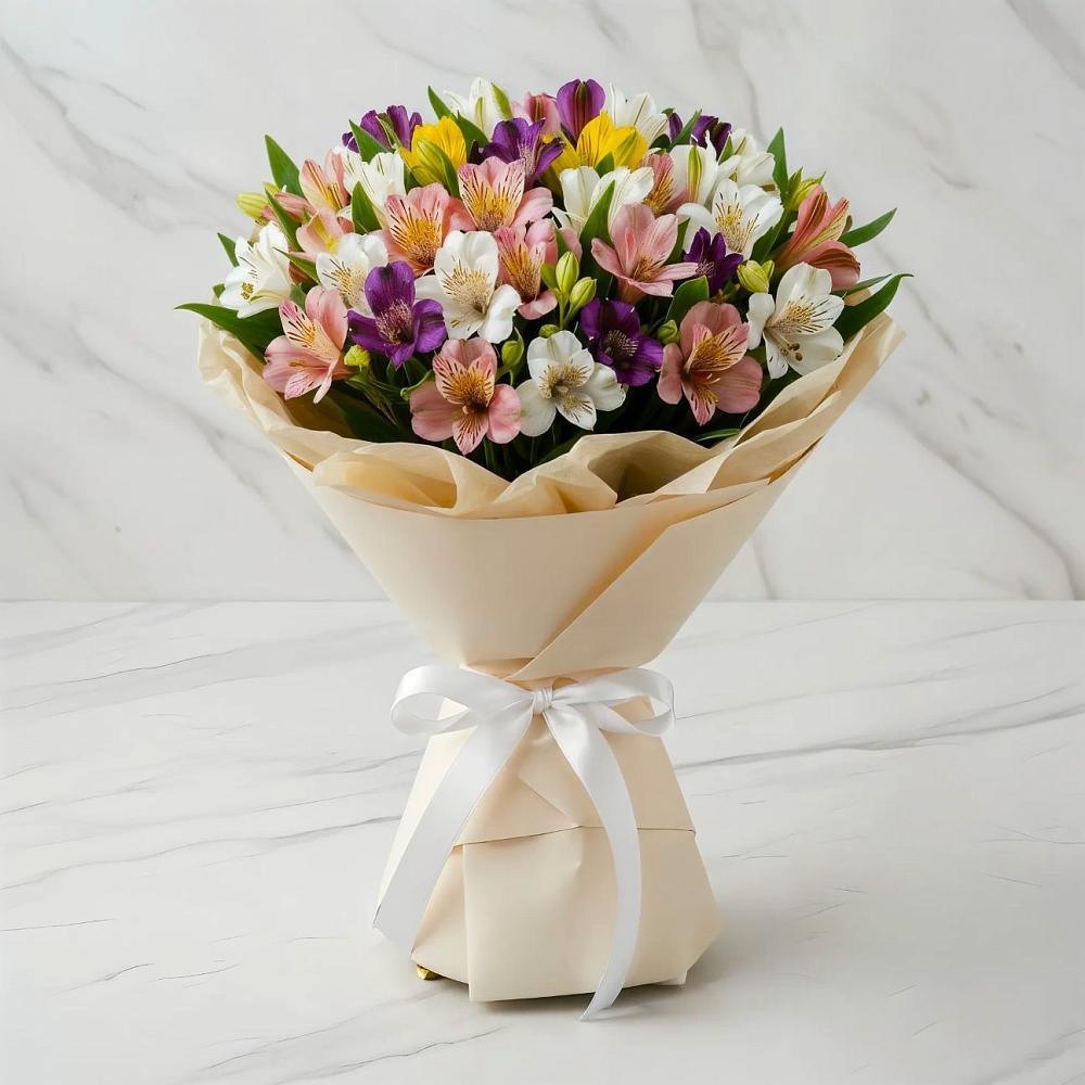 Букет цветов из: Альстромерии в Зеленоградске