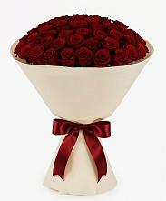 Букет 101 Бордовая роза Блэк Бакарра в Зеленоградске