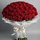 Букет 101 Красная роза Блэк Мэджик в Зеленоградске