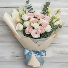 Букет цветов из:  Лизиантусы в Зеленоградске