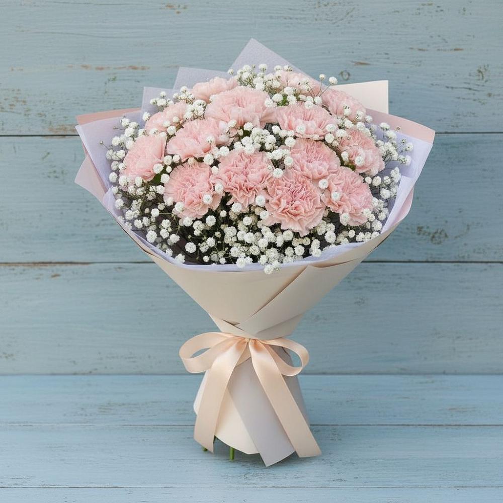 Букет цветов из: Гвоздики в Зеленоградске