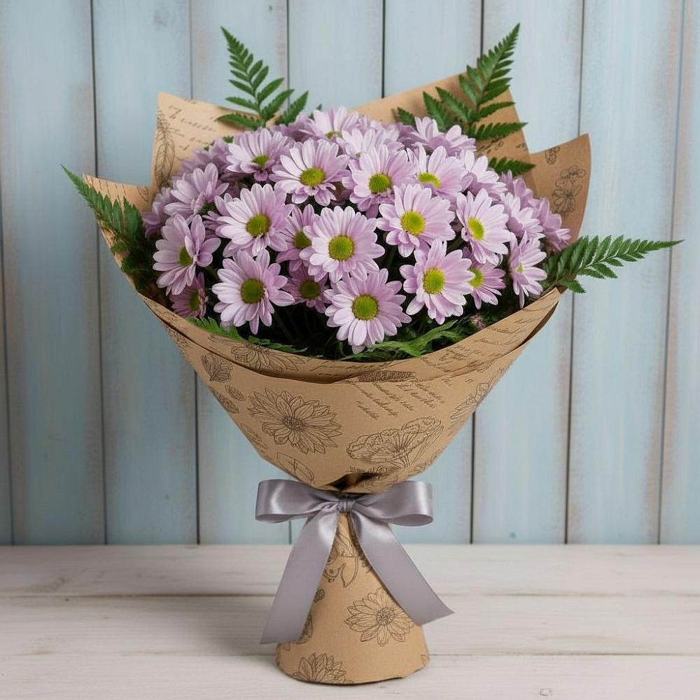 Букет цветов из: Хризантемы в Зеленоградске