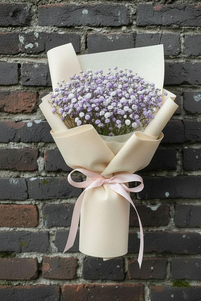 Букет цветов из: Гипсофила в Зеленоградске