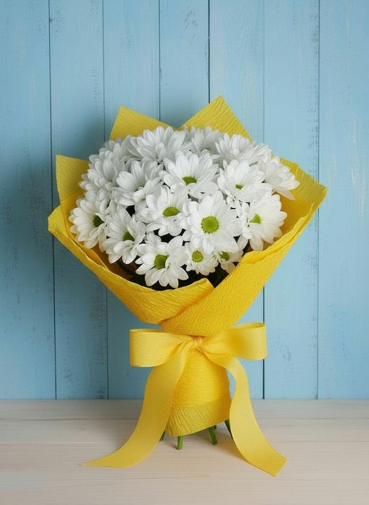 Букет цветов из: Хризантемы в Зеленоградске